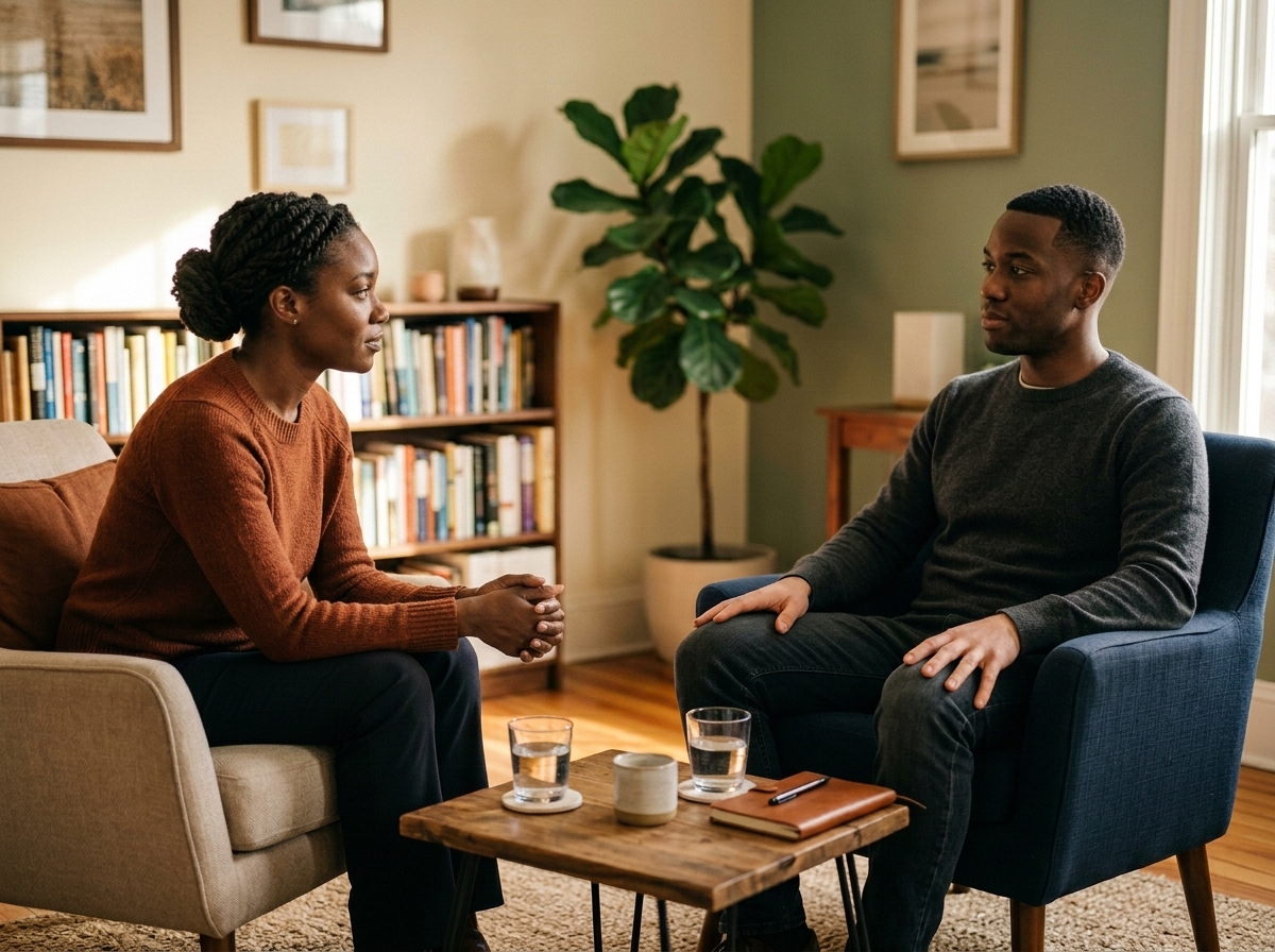 Therapy session at Real Mind Psychotherapy